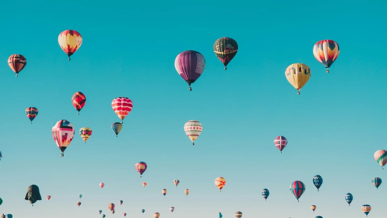 Lots of balloons