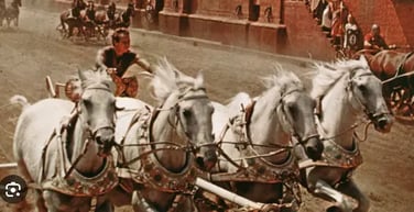 Chariot with horses